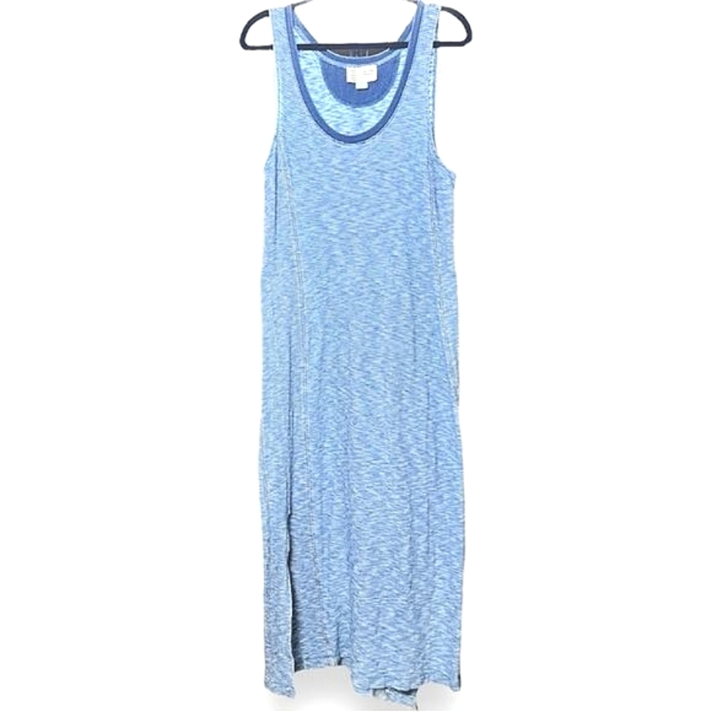 Saturday Sunday by Anthropologie, Giona Blue & White Stripe Sleeveless  Sundress
